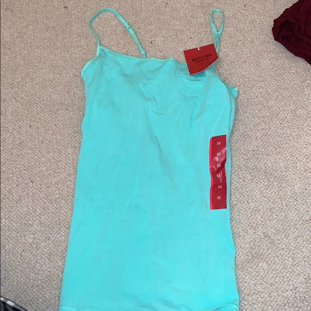 Teal Tank Top with Cami